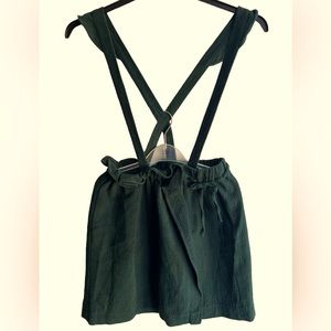 Zara Girls Emerald Green Jumper Skirt Size 13/14